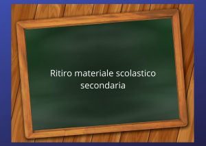 Scopri di più sull'articolo Ritiro del materiale dei ragazzi rimasto a scuola