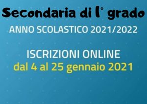 Scopri di più sull'articolo Scuole secondarie di primo grado: iscrizione a.s. 2021 – 2022