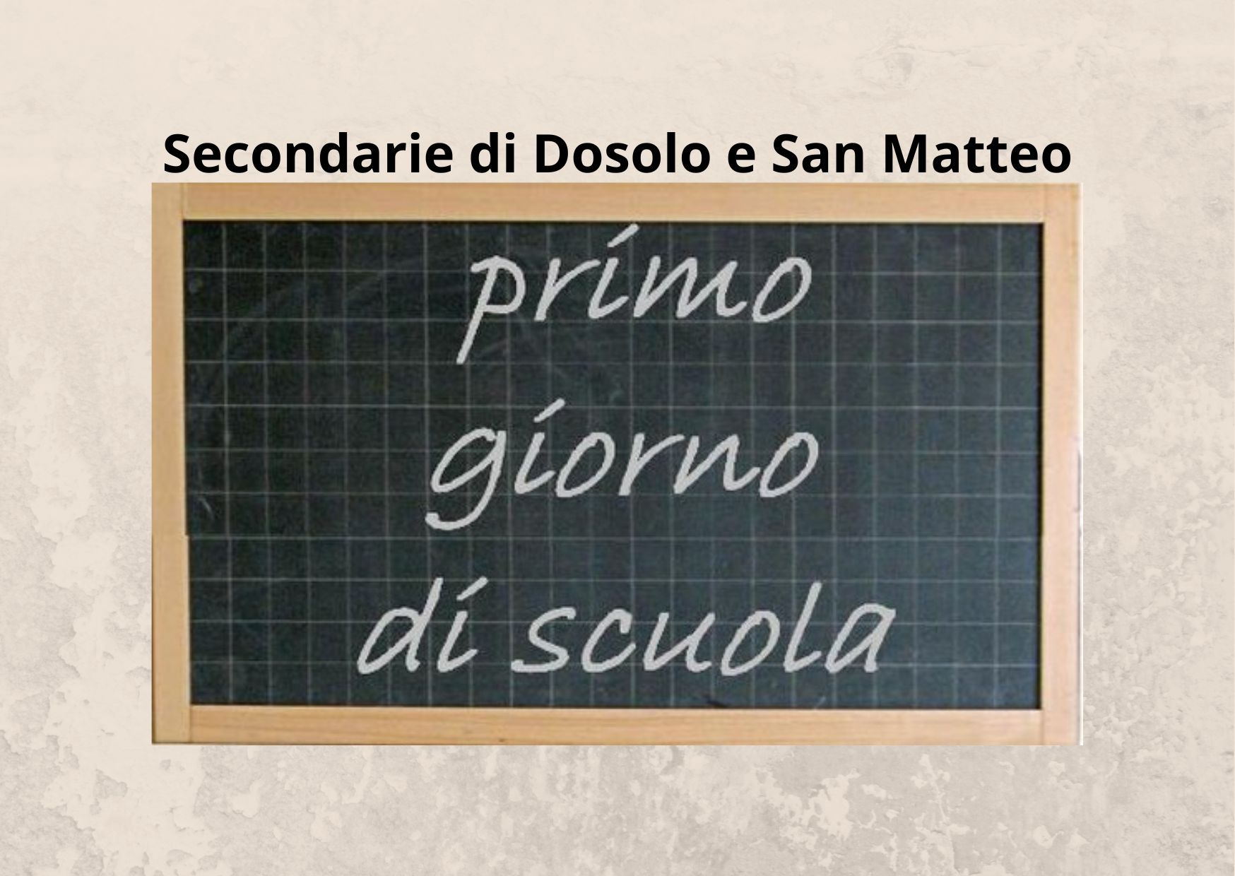 Al momento stai visualizzando Orario primo giorno di scuola secondarie